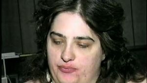 314 POUND BARBARA WRIST GAGGED, TELLS HER WEDDING NIGHT BONDAGE SEX STORY & 5 DIFFERENT GAGS (D32-11)