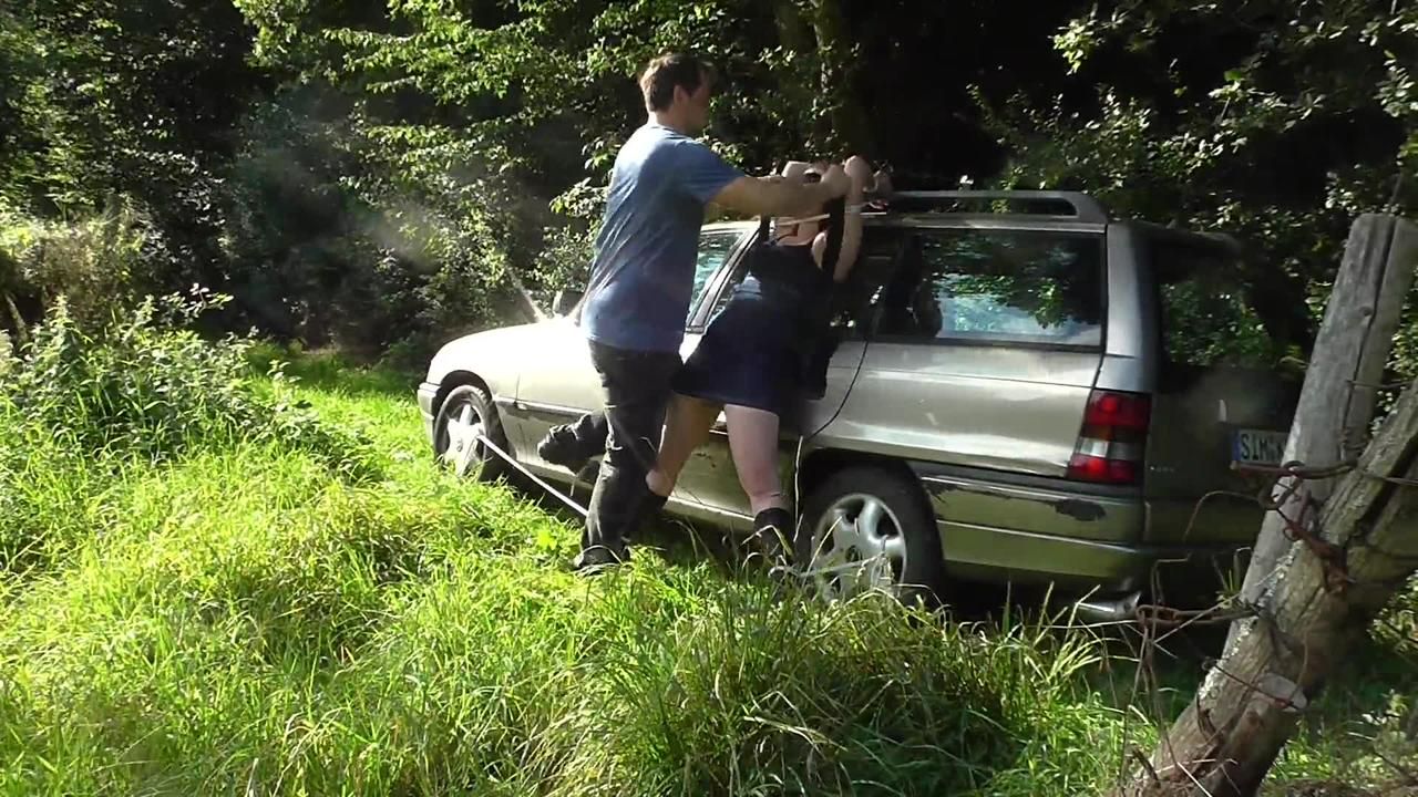 Aurora tied to car 1/2