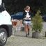047015 Yassie Takes A Very Public Pee In The Parking Lot