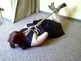 Sandra hogtied 3/4