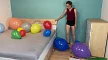 Girlfriend stomps your balloons
