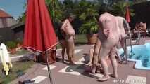 GangBang Party with Jasmin Babe, Farah Slut & Sidney Dark 