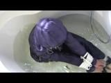 03:00 Min. video with Nina tied and gagged in a shiny nylon downjacket