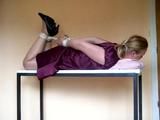 I try to escape from a hogtie