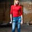 Amber in Turtleneck and Zipties in the Attic