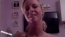 Skinny teen Lucie's first BBC Creampie & Home Video