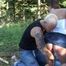 Janin hard outdoor anal ride