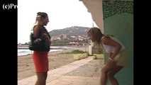 023081 Ewa Takes An Urgent Pee In The Beach Shower