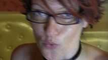Cum swallow at the fan