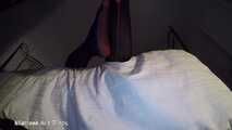 Pantyhose teasing soles