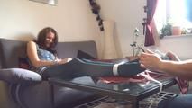 Tanja - ticklish surprise part 3 of 4