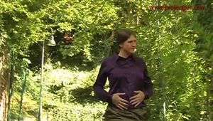 020072 Kathy Takes An Urgent Pee By The Back Entrance Of A Shop.