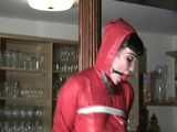 3 Videos with Jill tied and gagged in shiny nylon Rainwear. From 2005-2008!