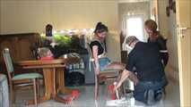 Lea, Saskia und Wendy - Die Bondageparty 2  Teil 3 von 5