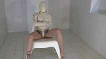Straight Jacket and Blindfold - Muriel in the new White Room