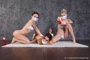 Terry&Vanessa&Penny04-2 - There's a conflict between models and they solve it by bondage