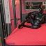Black rubber goddess commands: Cum on my boots, you dirty pig.