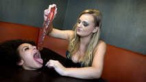 BAR-SLUTS GANGBANG | Lia in Swallow Mode!