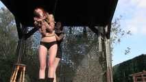 Outdoor Crazy Standing Predicament for Muriel LaRoja