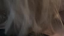 Bubbles as man sees it close-up POV