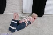 Taylor first hogtied