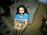28 Yr OLD RONI IS BLINDFOLDED, CLEAVE & OTM GAGGED, TOE TIED, BALL-TIED & TELLS TRUE STORY (D31-9)