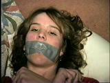 HEATHER GETS MOUTH STUFFED, HANDGAGGED & DUCT TAPE GAGGED (D40-3)