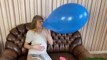 Blow2Pop big blue U15 while reading book