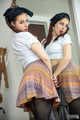 Crazy nylon school girl Antonia (233 images)