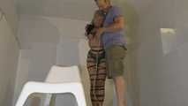 JJ Plush - Rubber String Hogtie in the new White Room