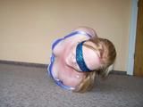 Hogtied in Handcuffs