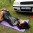Dana & La Pulya - Hitchhiker's peril. La Pulya and Dana are mummified next to each other