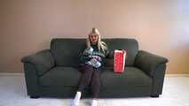 1360a Greta in Xmas Pressie part 1 Tape and Socks