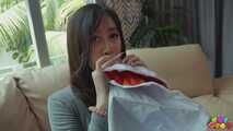 1493 New Girl Tries Inflating
