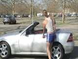 two short videos with Leoni, Jill, Lia and Yvette from 2007 enjoying shiny nylon shorts