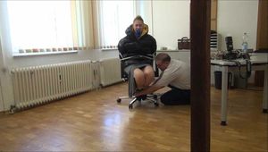 Lea - Raid in the office part 3 of 8