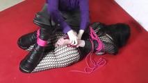 Elvira tied up with ropes 2/2