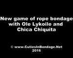 Neues Spiel von Bondage Seil mit Ole Lykoile und Chica Chiquita (video)
