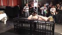 30 Minutes Hogtie Endurance Challenge - Tied in Public - Sexy Blonde tied by Mario !