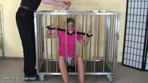 Sophia in the cage