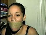 WRAP AROUND TAPE GAGGED, BALL-TIED LORI  (D14-7)